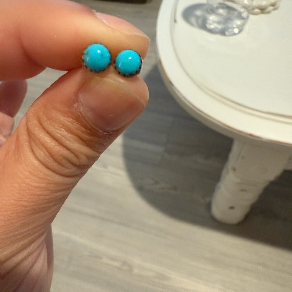 Sterling silver Turquoise Stud Earrings